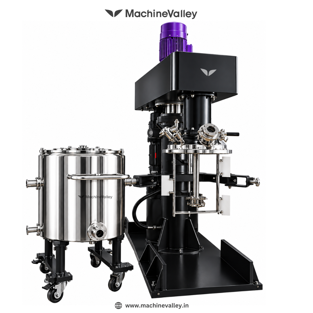 High-Speed Mixer with Scraper Agitator